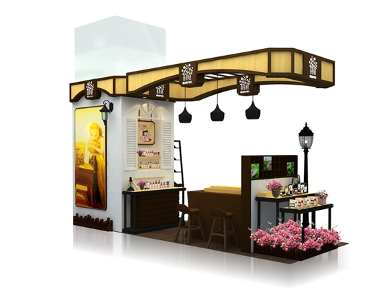 小展廳怎樣做出大氣的展示柜臺