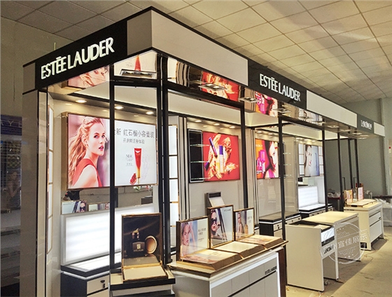 烤漆化妝品展柜