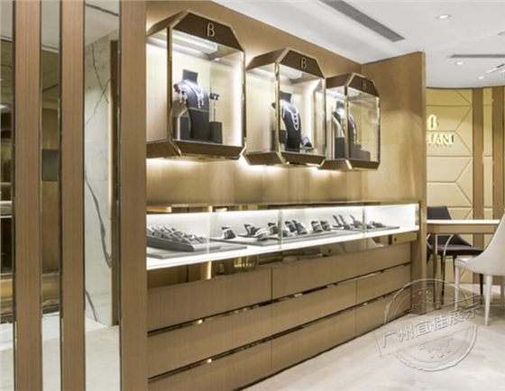 鐵木結(jié)合珠寶展柜定制 鐵木結(jié)合珠寶展柜定制