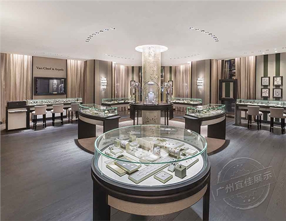 圓形歐式珠寶展柜 圓形歐式珠寶展柜