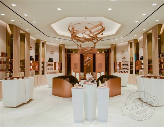 化妝品梯形展柜