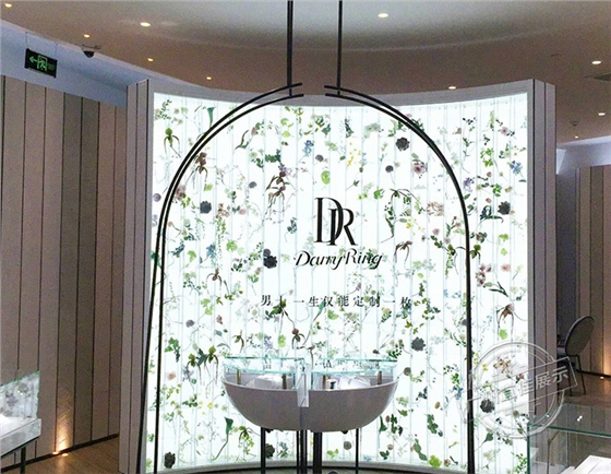 圓形玻璃珠寶展柜 圓形玻璃珠寶展柜