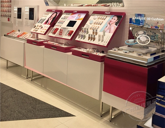 韓國(guó)化妝品店展柜 韓國(guó)化妝品店展柜