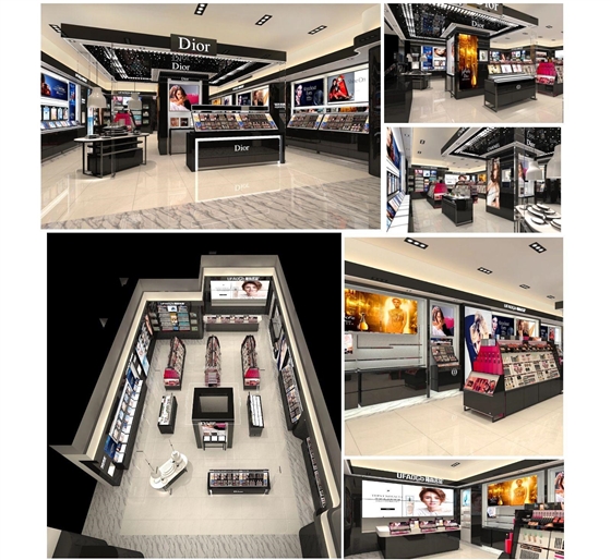 集合店化妝品展柜
