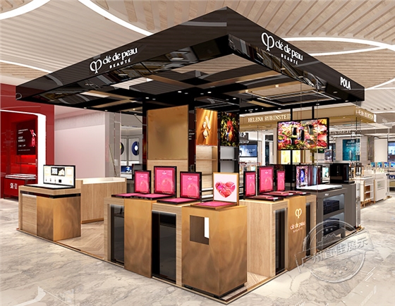 烤漆化妝品展柜定制 烤漆化妝品展柜定制