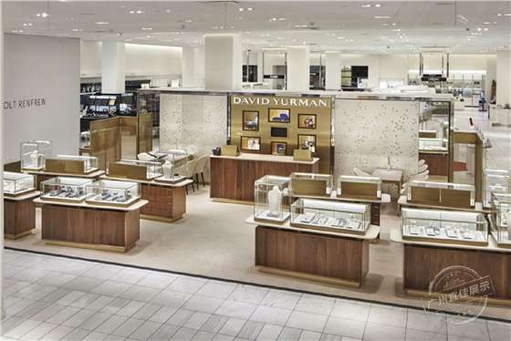 珠寶店的展示柜 珠寶店的展示柜