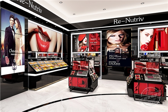 烤漆化妝品展柜制作 烤漆化妝品展柜制作