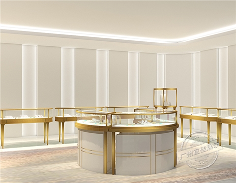 鈦金珠寶展柜