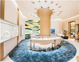 伯爵PIAGET 珠寶手表展柜