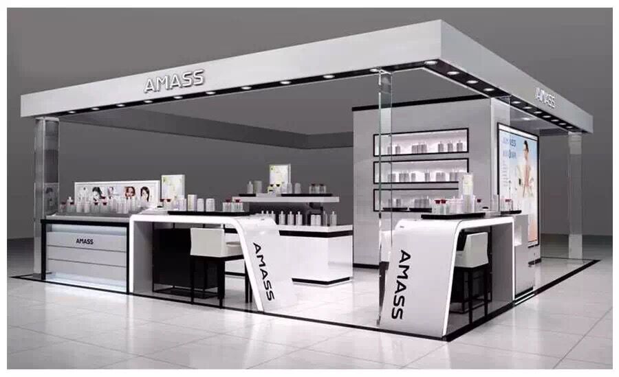 AMASS 化妝品展柜定制案例