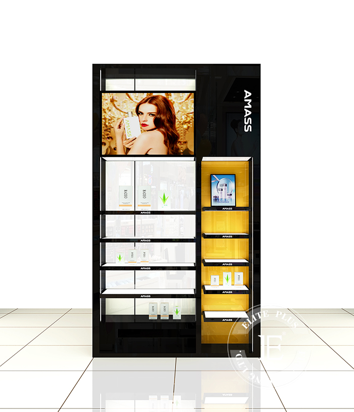 阿瑪施化妝品背柜實物圖