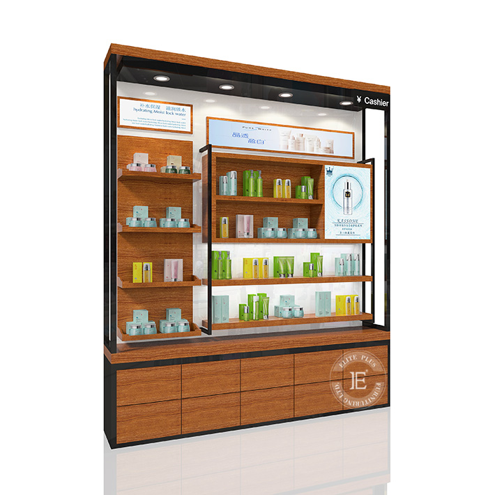 實(shí)木化妝品展柜