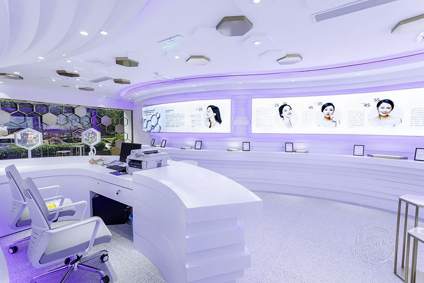 西安美容會所展柜定制