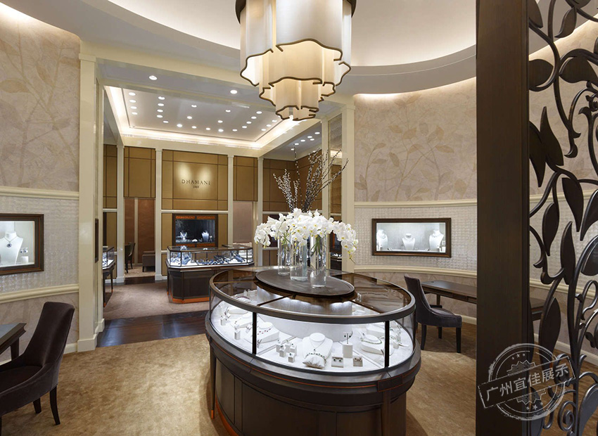 不銹鋼珠寶展柜制作