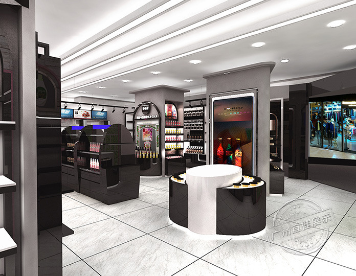 內(nèi)嵌式化妝品展柜