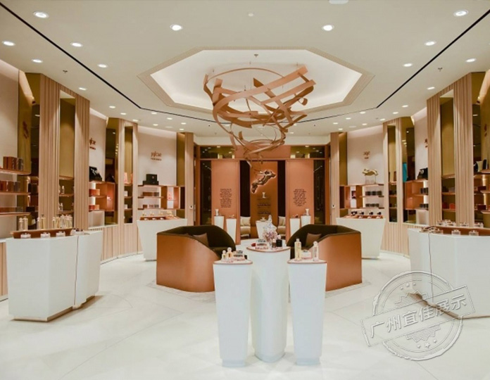 化妝品梯形展柜