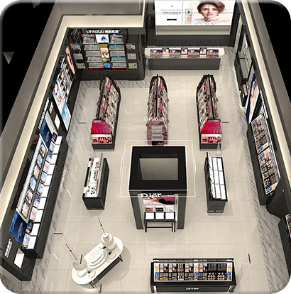 集合店化妝品展柜