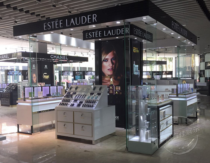 免稅店化妝品展柜定制