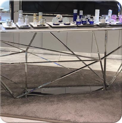 不銹鋼化妝品展柜