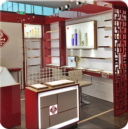 產(chǎn)品柜化妝品展柜