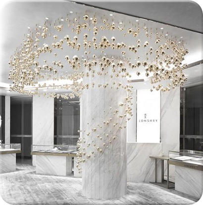 大理石飾面板珠寶展柜