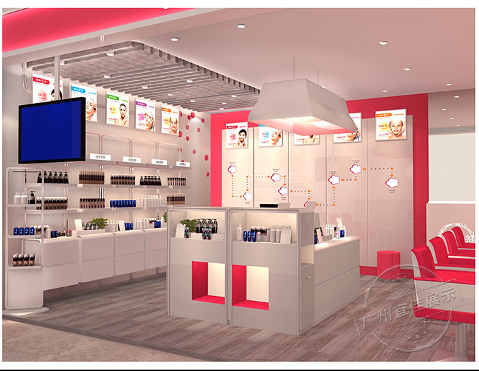 東營化妝品展柜廠