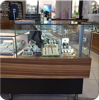 木紋玻璃手表展柜