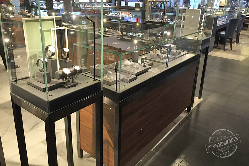 木紋玻璃手表展柜