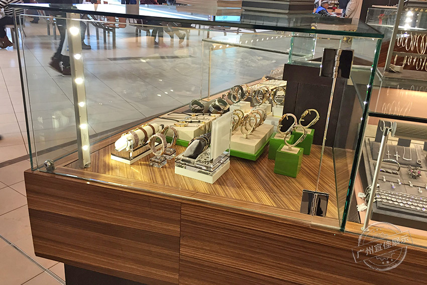 木紋玻璃手表展柜