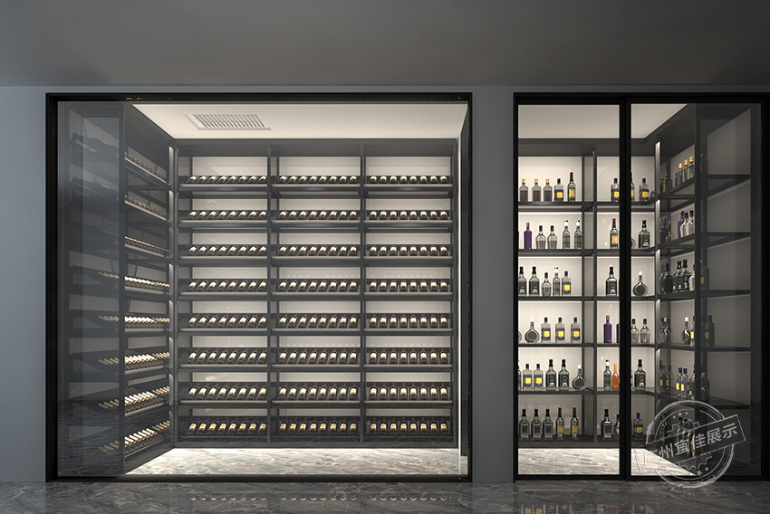定做酒柜展示柜