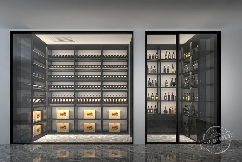 定做酒柜展示柜