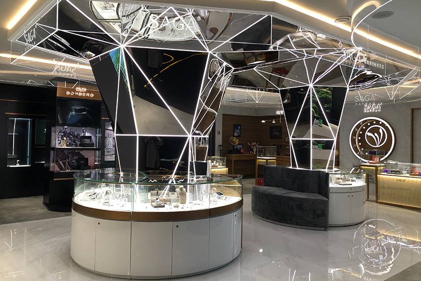 得利鐘表集團(tuán)展廳制作