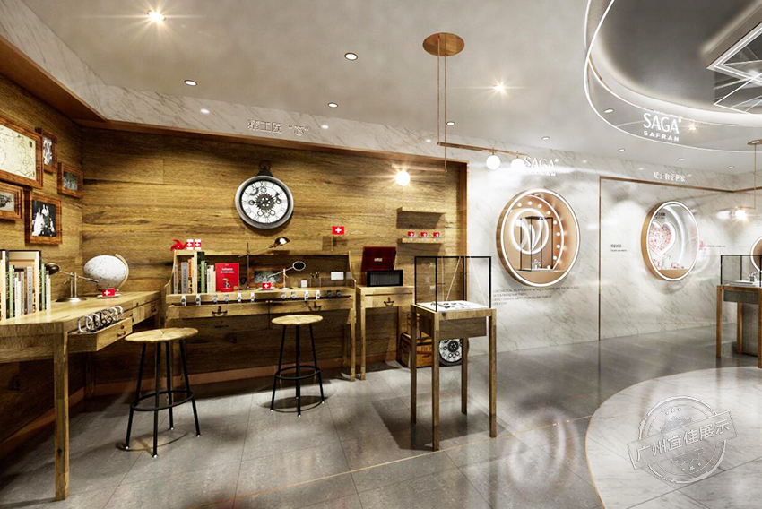 得利鐘表集團(tuán)展廳制作