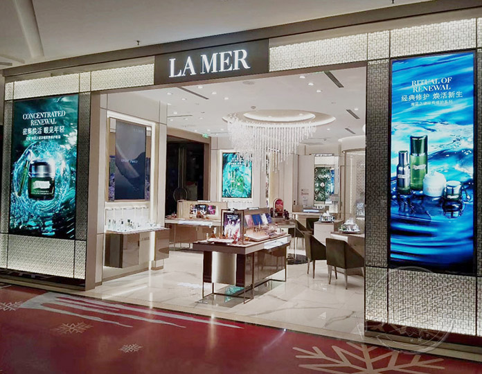 高檔化妝品展示柜價格