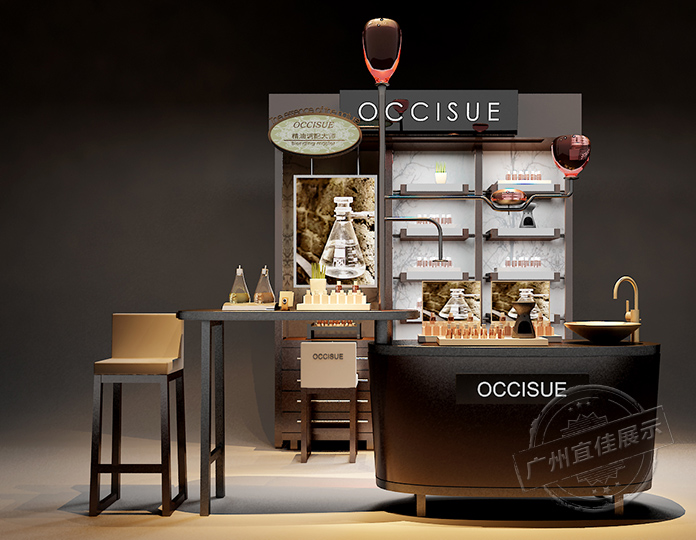 山東化妝品展柜價格