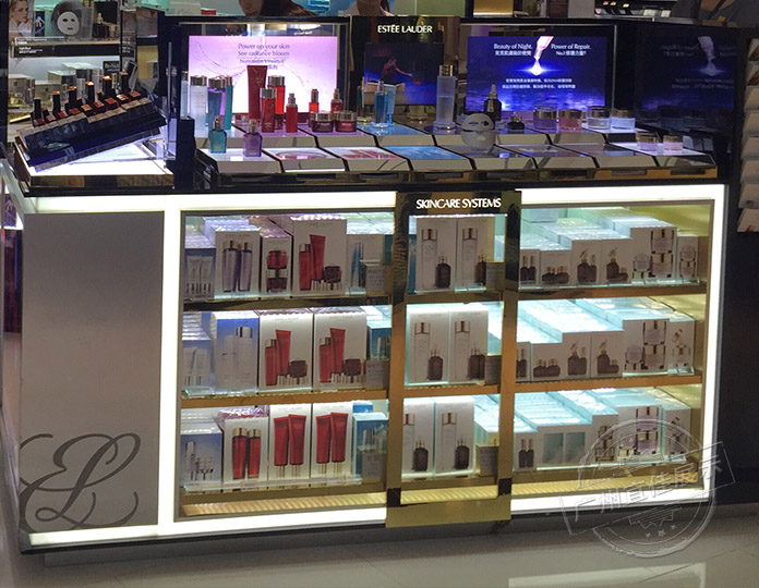 海南化妝品展柜定制