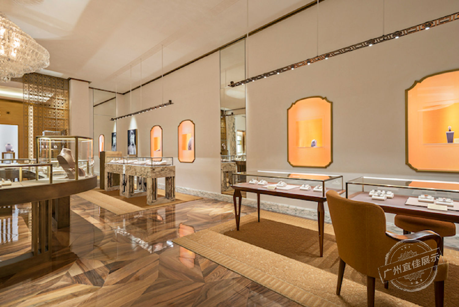 寶格麗 珠寶展柜