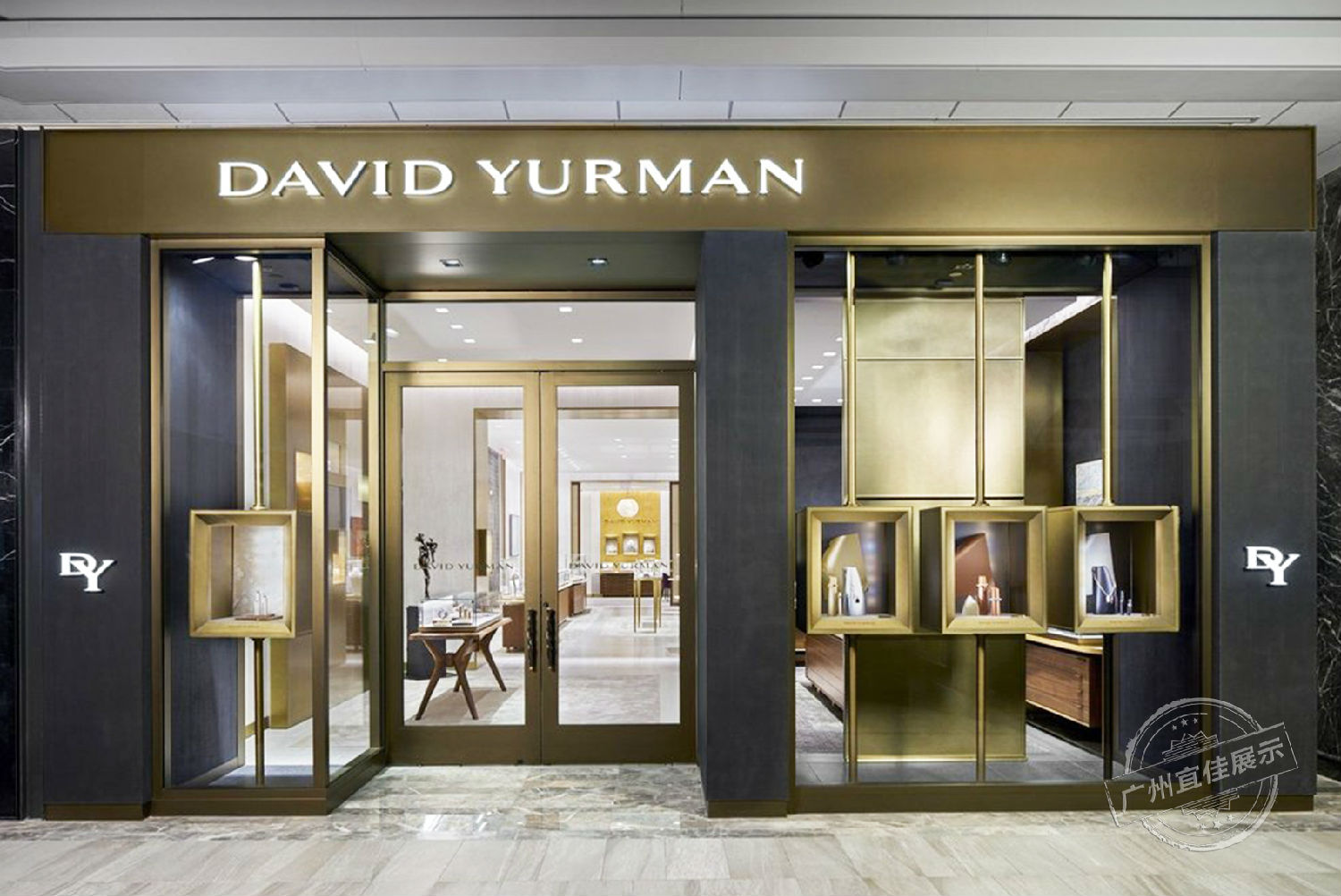 David Yurman 珠寶展柜
