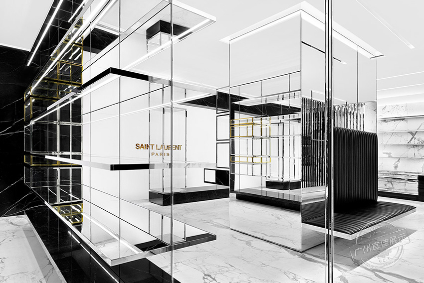 YSL 奢侈品展柜