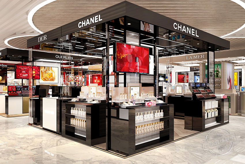 香奈兒CHANEL 化妝品展柜