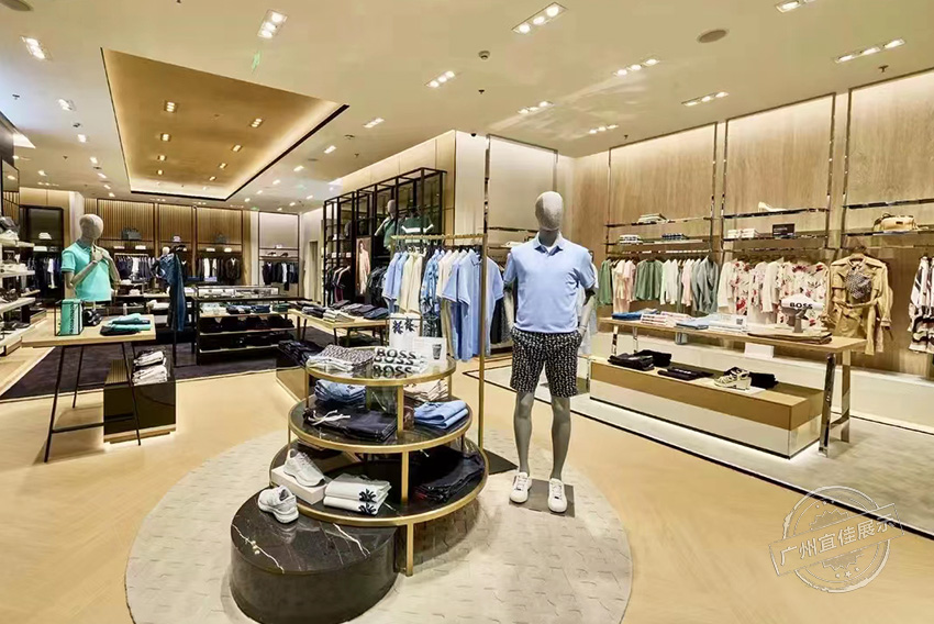 BOSS 服裝展柜