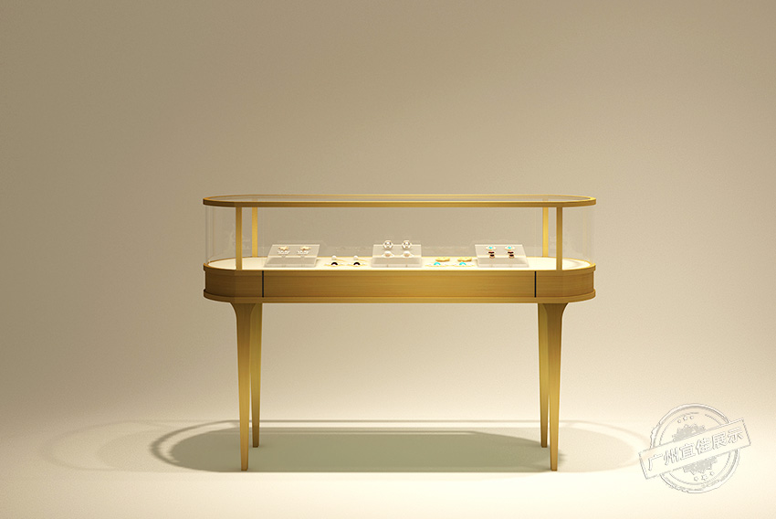 鈦金不銹鋼珠寶展柜