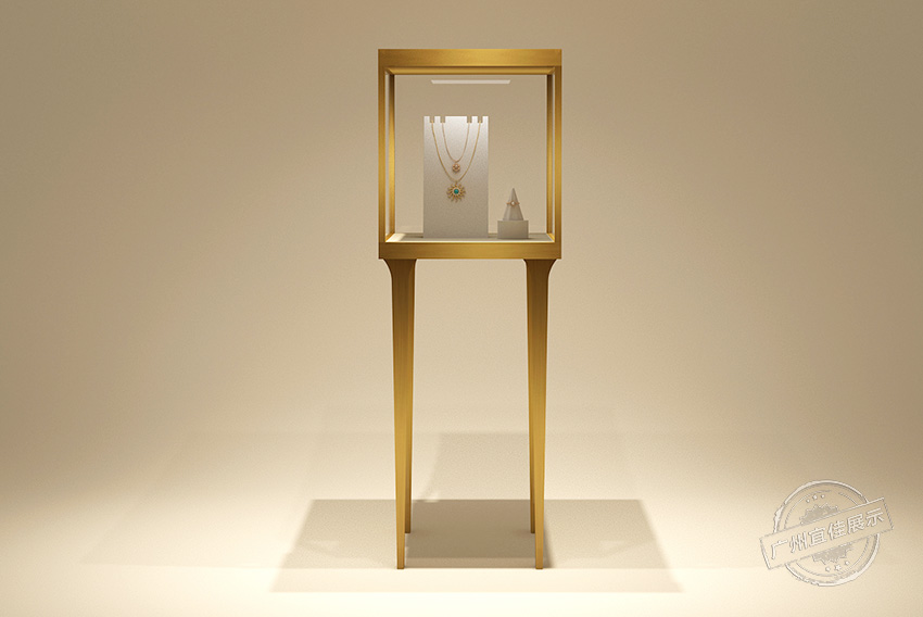 鈦金不銹鋼珠寶展柜