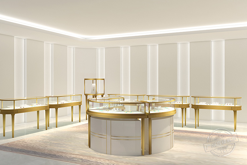 鈦金珠寶展柜