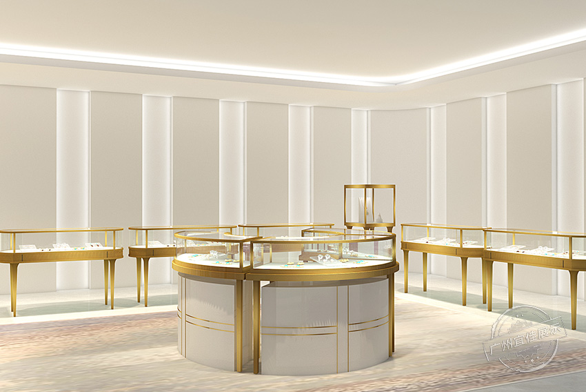 鈦金珠寶展柜