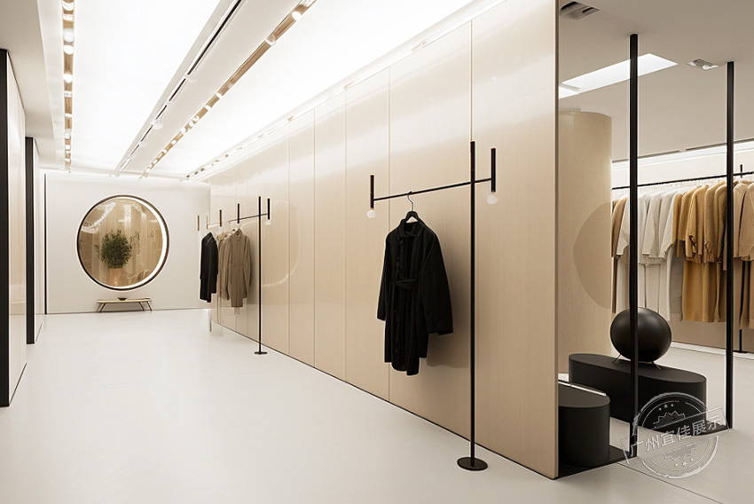 極簡服裝展架