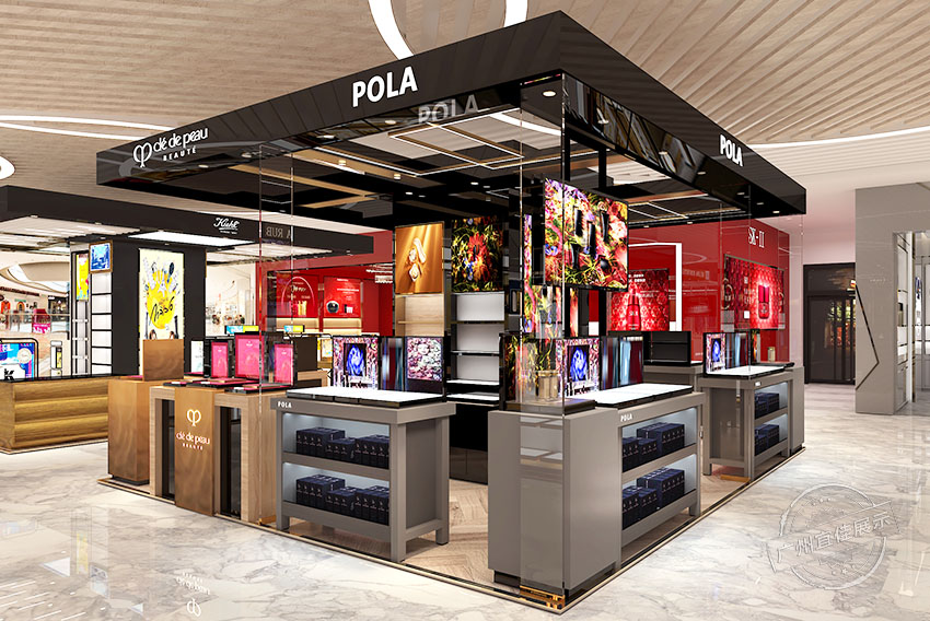 大牌化妝品展示柜