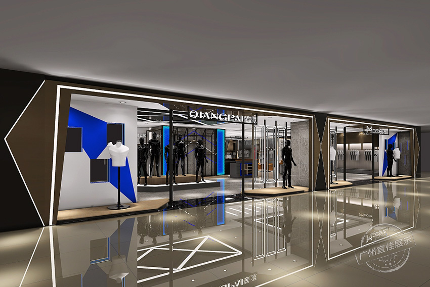 強(qiáng)派服裝展柜