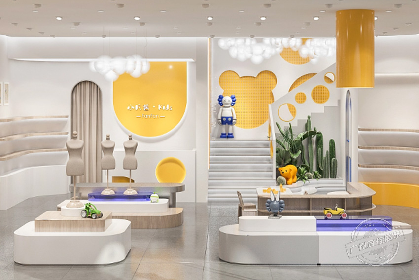 小凡醬kids 童裝服裝展柜