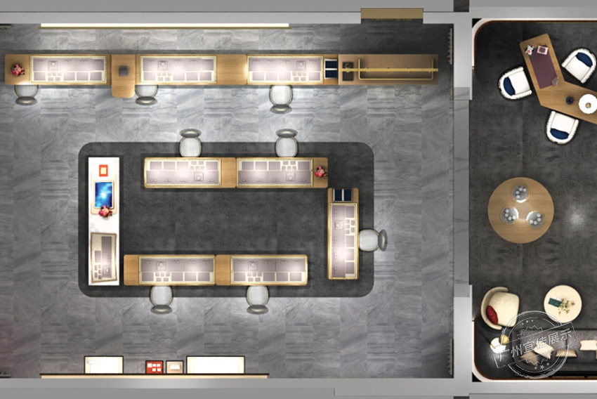 招金銀樓 珠寶展柜